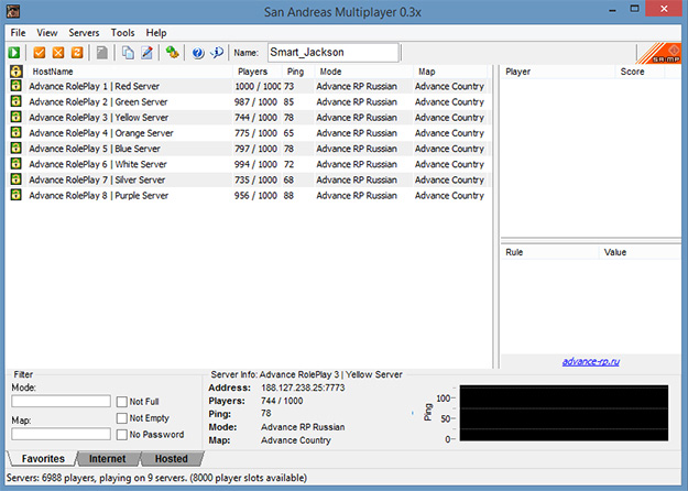 Advance RP servers